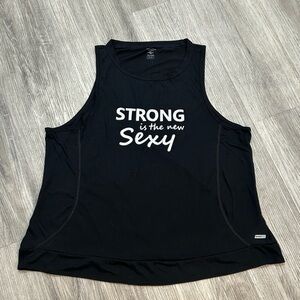 🛍️ 2/$12
ATHLETIC WORKS Strong Is The New Sexy sleeveless tank top.